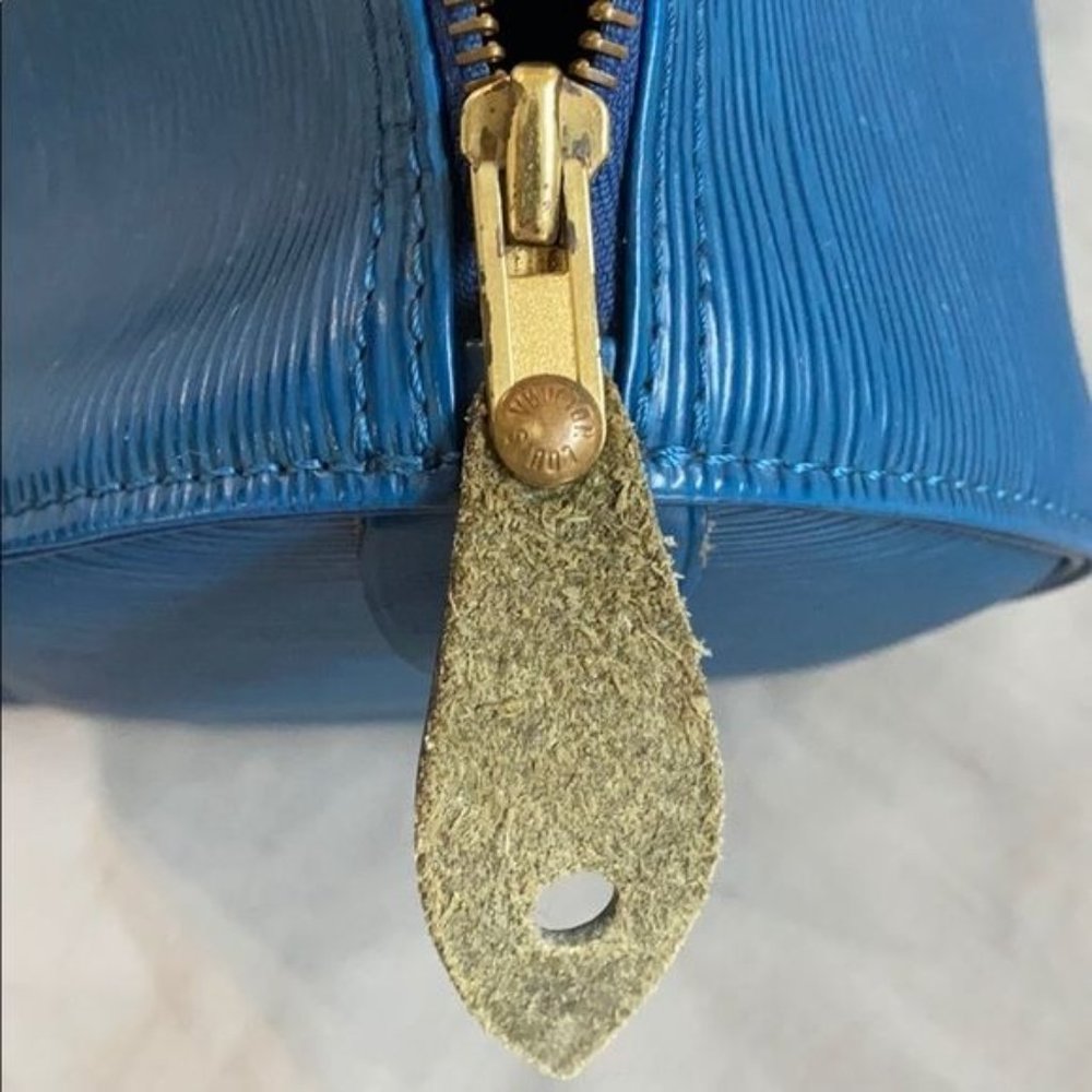 Louis Vuitton Speedy 25 Toledo Blue Epi - Picture 15 of 17